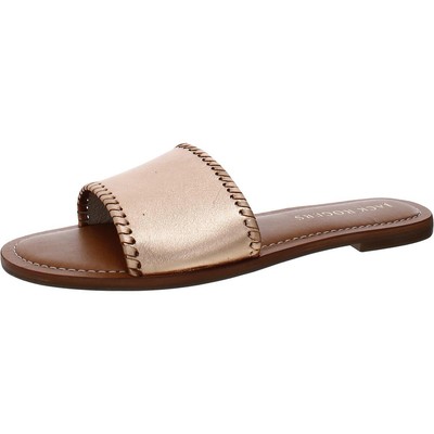 

Женские сандалии на плоской подошве Jack Rogers Sofia Gold 9 Medium (B,M) BHFO 2410, Rose gold