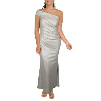 

Женское бежевое вечернее платье макси со сборками Eliza J Petites  BHFO 1184, Бежевый