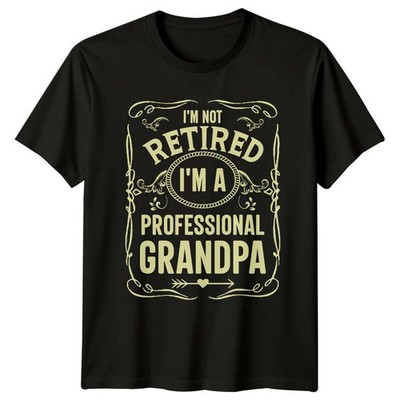 Im Not Retired Im A Professional Grandpa Herren T-Shirt