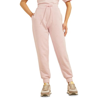 Женские спортивные брюки Guess Astra Pink с логотипом и завязками для бега трусцой M BHFO 5030