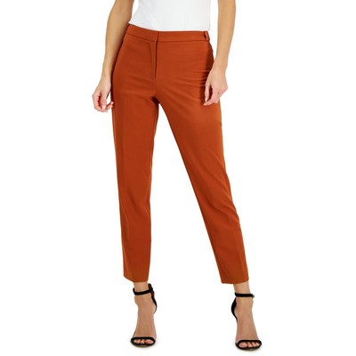 

Calvin Klein Womens Crop Office Workwear Брюки до щиколотки Petites BHFO 9242, Terra