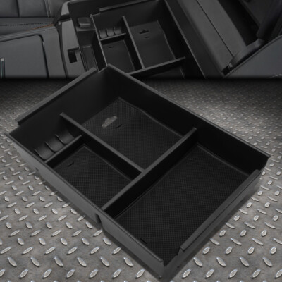 ДЛЯ 09-14 FORD F150 СЪЕМНЫЙ ЯЩИК ДЛЯ ХРАНЕНИЯ ЦЕНТРАЛЬНОЙ КОНСОЛИ ПОДЛОКОТНИК ОРГАНАЙЗЕР ЛОТОК