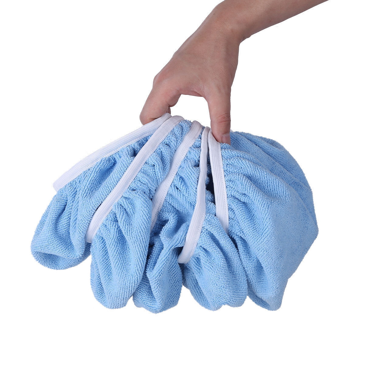 5X Car Wax Polisher Pads Microfiber Polishing Auto Bonnet Waxing Buffing Cover