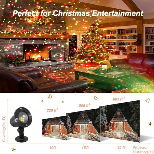 Christmas LED Laser Projector Star Moving Light In/Outdoor Landscape Stage Lamp