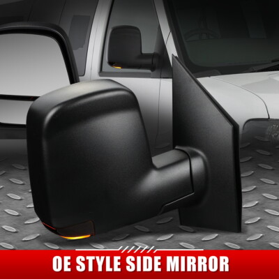 ДЛЯ 08-18 CHEVY EXPRESS GMC SAVANA С ЭЛЕКТРОПРИВОДОМ + ОБОГРЕВОМ + УКАЗАТЕЛЬ ПОВОРОТА ПРАВОГО БОКОВОГО ЗЕРКАЛА
