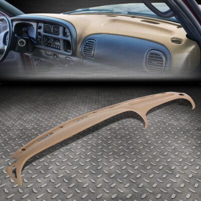 ДЛЯ 98-02 DODGE RAM TRUCK 1500 2500 3500 КРЫШКА ПРИБОРНОЙ ПАНЕЛИ, НАКЛАДКА НА ОБОДОК, БЕЖЕВЫЙ