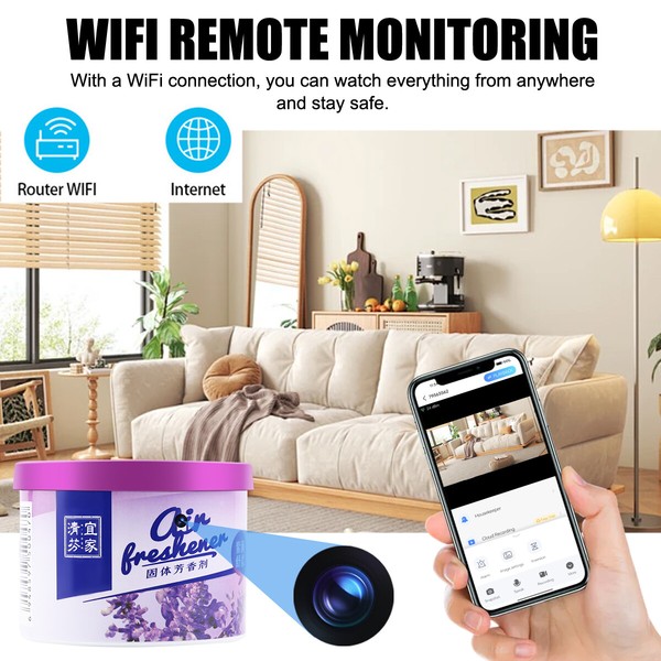 1080P FHD Mini Wireless Hidden Camera 2.4G WiFi IP Home Security Cam Recorder - Image 3