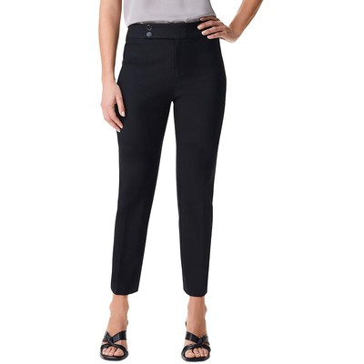 Nic + Zoe Womens Black High Rise Stretch Trouser Ankle Pants 14 BHFO 7673