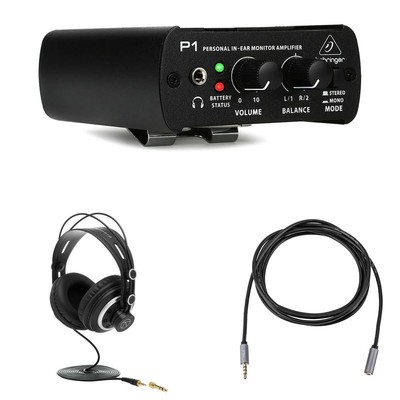 Персональный усилитель для внутриканального монитора Behringer Powerplay P1 с наушниками TAPH300