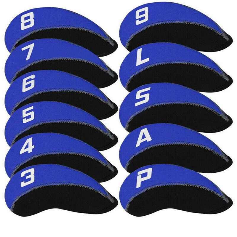 Left Hand Right Hand Set Deluxe Gift Golf Head Covers Iron Club Protector