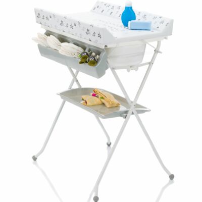 Wickeltisch Badewanne Wickel Auflage Kombi Mobil Wickeln Baby Kind (KLAPPBAR)