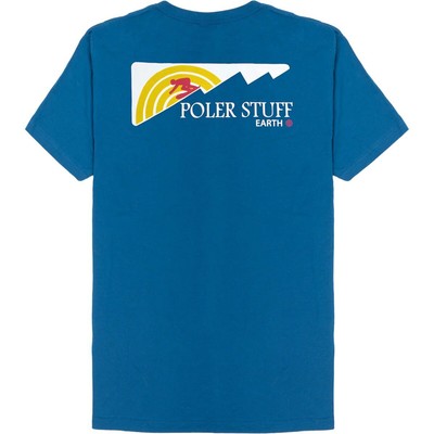 

Футболка Poler Downhill — мужская, холодный синий, Cool blue, Poler