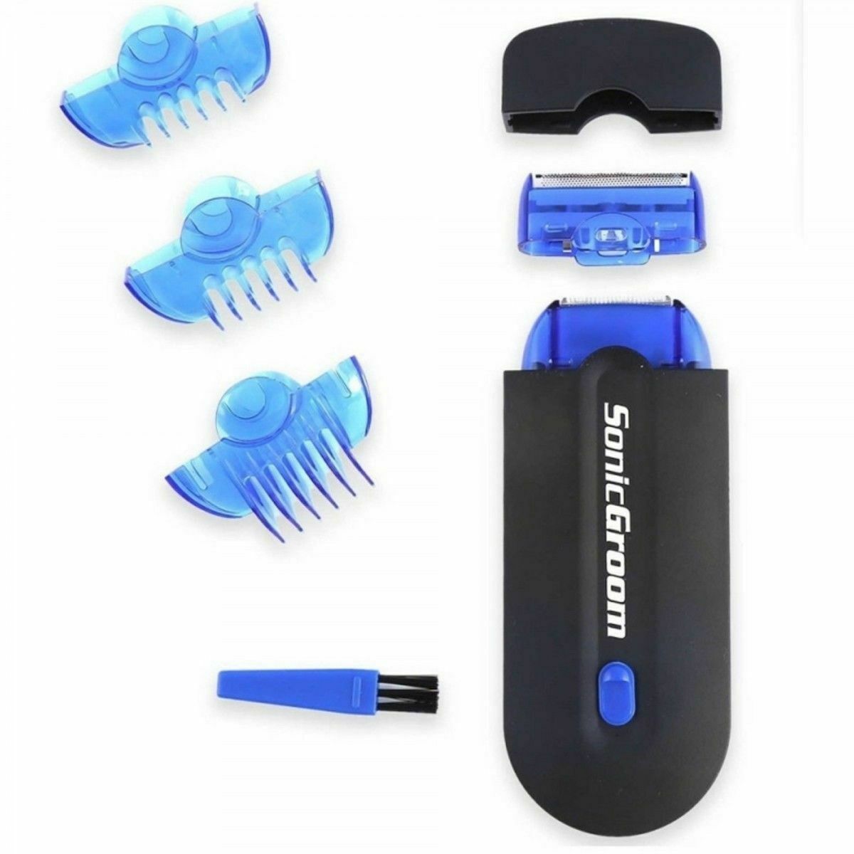 Micro Rasoio Elettrico Groom Touch Portatile Taglia Peli Barba Sonic cir