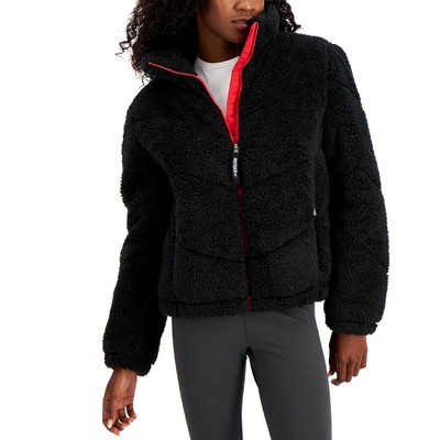 

Tommy Hilfiger Sport Женская короткая стеганая куртка-пуховик из шерпы BHFO 8177, Черный