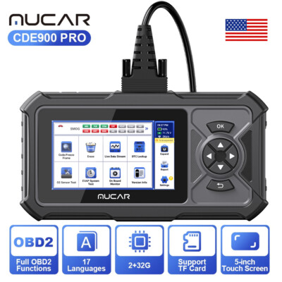 MUCAR CDE900PRO OBD2 Scanner Car Diagnostic Tool ABS SRS Code Reader Full System