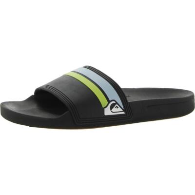 Черные шлепанцы для бассейна Quiksilver Rivi Slide 7 Medium (D) BHFO 4918