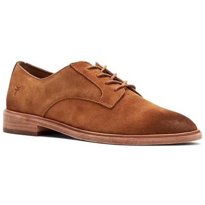 Женские оксфорды Frye из искусственной замши коричневого цвета Emory 7.5 Medium (B,M) BHFO 3305