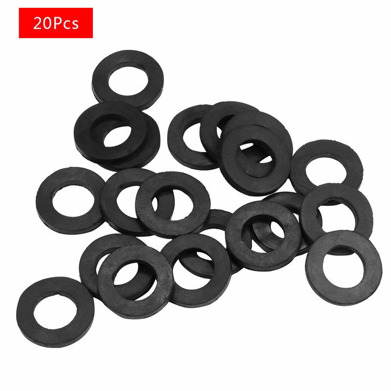 20pcs Sealing Washers Rubber O Ring Seals Tap Shower Hose Flexible Pipe