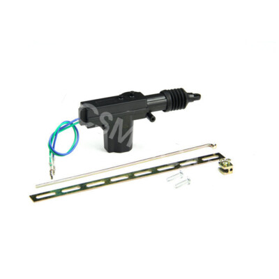 Door Power Lock Actuator Motor 2 Wire Car Central Locking System Black