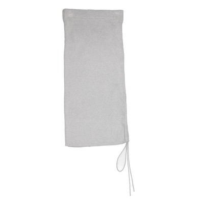 

Guess Женская серая вязаная юбка-карандаш миди в рубчик с кулиской по краю  BHFO 3580, Grey