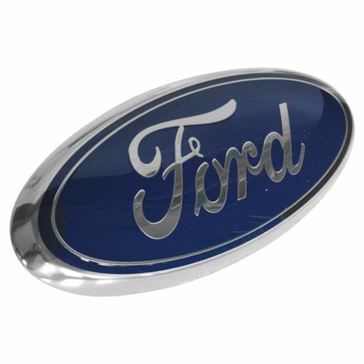 NEW OEM FORD 12 13 F150 TAILGATE OVAL NAME PLATE CAMERA 7/" BLUE CL3Z-9942528-B