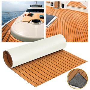 teak boat flooring floor decking marine yacht foam eva 6mm synthetic adhesive self sheet