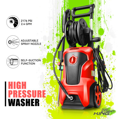 2176 PSI 2.4GPM High Pressure Power Washer Portable Electric