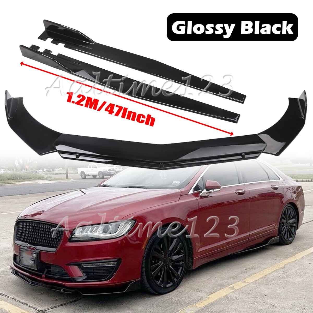 2007-2020 Lincoln MKZ Front Bumper Lip Spoiler Splitter + 47