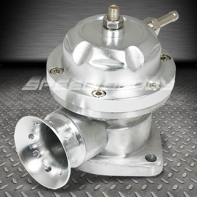 РЕГУЛИРУЕМАЯ ЗАГОТОВКА 30 PSI АЛЮМИНИЕВЫЙ СЕРЕБРЯНЫЙ RS КЛАПАН ПРОДУВКИ ИНТЕРКУЛЕРА ТУРБО ИНТЕРКУЛЕРА BOV