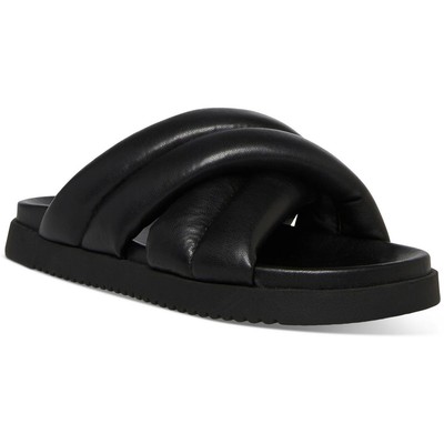 

Женские черные шлепанцы Steve Madden Motte 6, средний (B,M) BHFO 6070, Черный