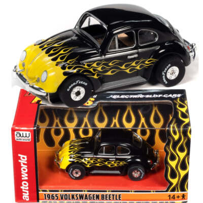 Auto World Exclusive 1965 VW Beetle Thunderjet for AFX HO