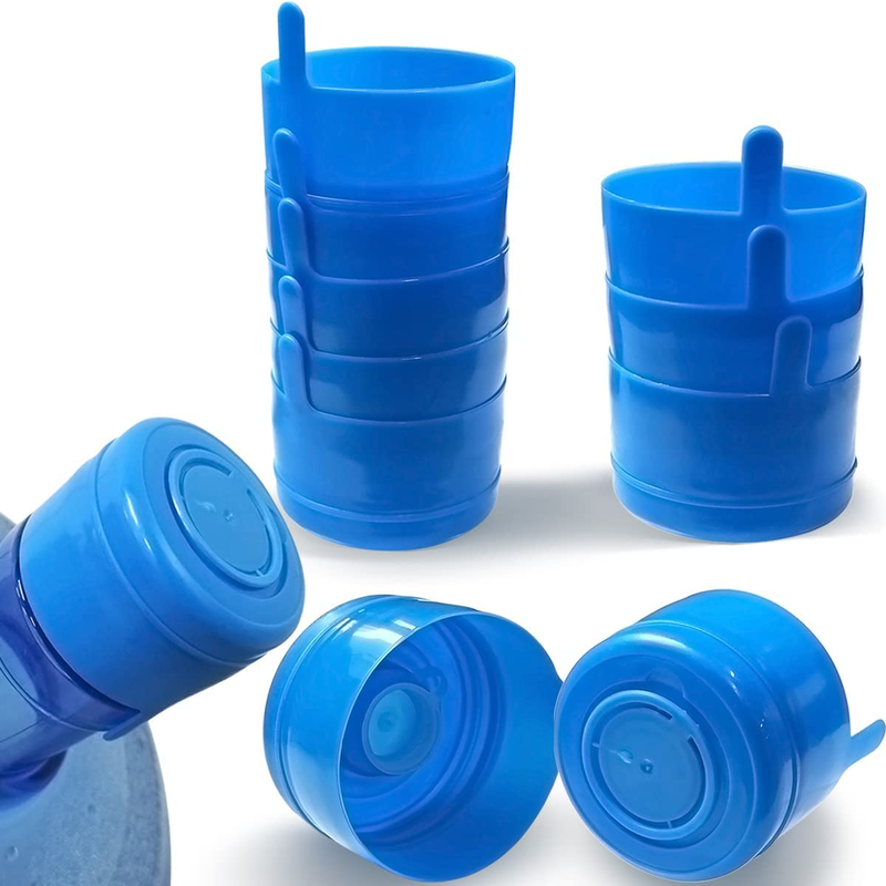 10PCS 55Mm 3 and 5 Gallon Non-Spill Caps, Reusable Water Bottle Caps, Replacemen