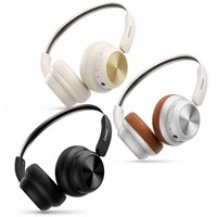 Original Lenovo TH66 Bluetooth Kopfhörer Over Ear Mikrofon Schwarz, Beige, Braun