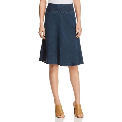 

Женская синяя джинсовая юбка до середины икры Nic + Zoe  BHFO 6702, Indigo