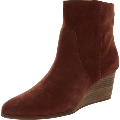 Женские замшевые ботильоны Wafael коричневого цвета от бренда Lucky, размер 6,5 (B, M) BHFO 0773