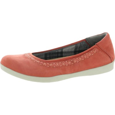 

Женские туфли на плоской подошве из розового нубука Earth Origins 7 Medium (B,M) BHFO 3434, Paprika