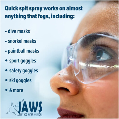 JAWS Quick Spit 1 oz. Anti-Fog Spray Formula