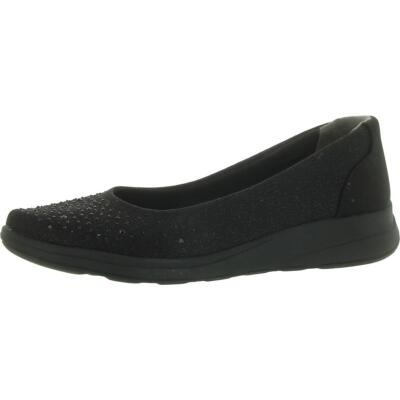 Bzees Womens Golden Bright Lifestyle Rhinestone Slip-On Sneakers Shoes BHFO 3969