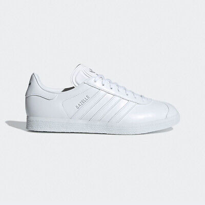 adidas Gazelle Mens White Leather Sneakers ✅Multiple Sizes ✅Ships Fast