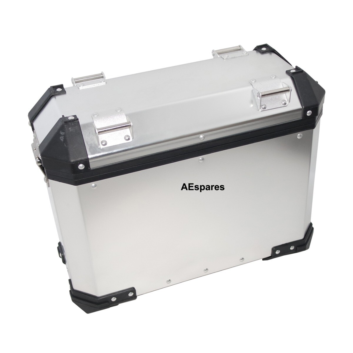 Fits Royal Enfield Himalayan 411 Aluminium Panniers Silver Box Packed Pair