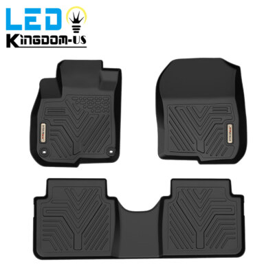3D Front & Rear Floor Mats For 2017-2022 Honda CR-V All Weather 3PCS Car Liners