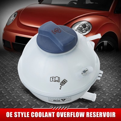 ДЛЯ 06-10 VW BEETLE 2,5-литровый ПЕРЕЛИВНОЙ БАЧОК ОХЛАЖДАЮЩЕЙ ЖИДКОСТИ РАДИАТОРА БУТЫЛКА-БАЧОК с КРЫШКОЙ