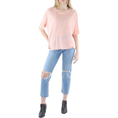 

Женская оранжевая оверсайз-туника-свитер Eileen Fisher  BHFO 5058, Peach