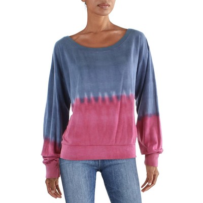 

Женский красный пуловер на флисовой подкладке Ava + Esme с принтом тай-дай,  BHFO 6215, Red/blue