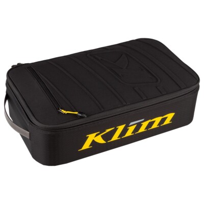 Klim Snowmobile Goggle Case Bag Black & Yellow 4081-000-000-000