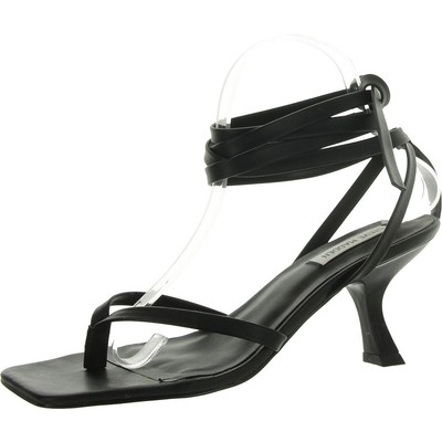 Женские босоножки-стринги Steve Madden Saige черного цвета, размер 8,5 (B,M), BHFO 2596