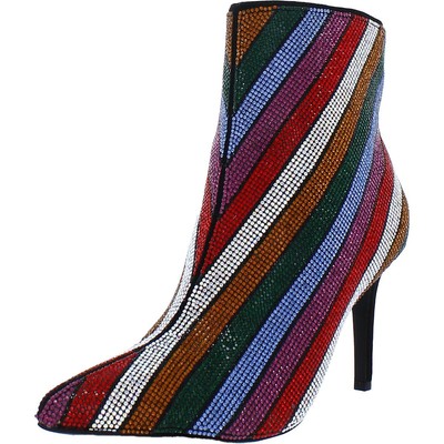 

INC Womens Ingra 4 Красные ботильоны из искусственной замши Обувь 7.5 Medium (B,M) BHFO 4211, Bling, Ingra 4