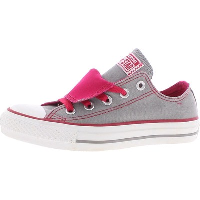 

Converse Женские Chuck Taylor Dbl Tng Серые повседневные и модные кроссовки BHFO 2607, Dolphin/berry