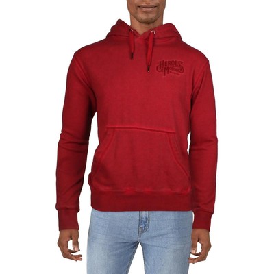 

Мужской пуловер с вышивкой Heroes Motors, толстовка с капюшоном, рубашка BHFO 2848, Burgundy