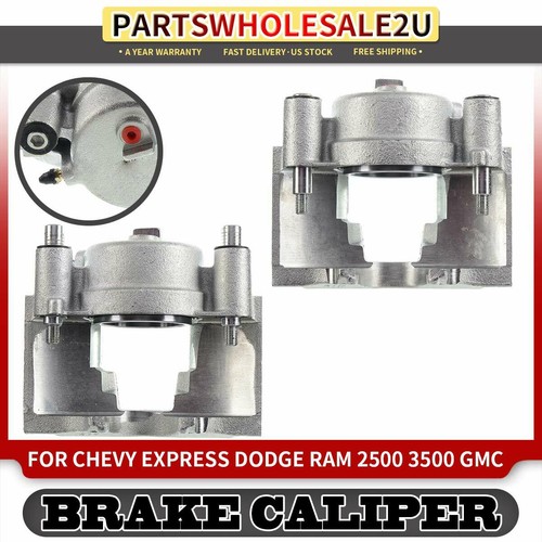 Brake Caliper Front Left & Right for Dodge Ram 2500 3500 Chevy C / K Series GMC
